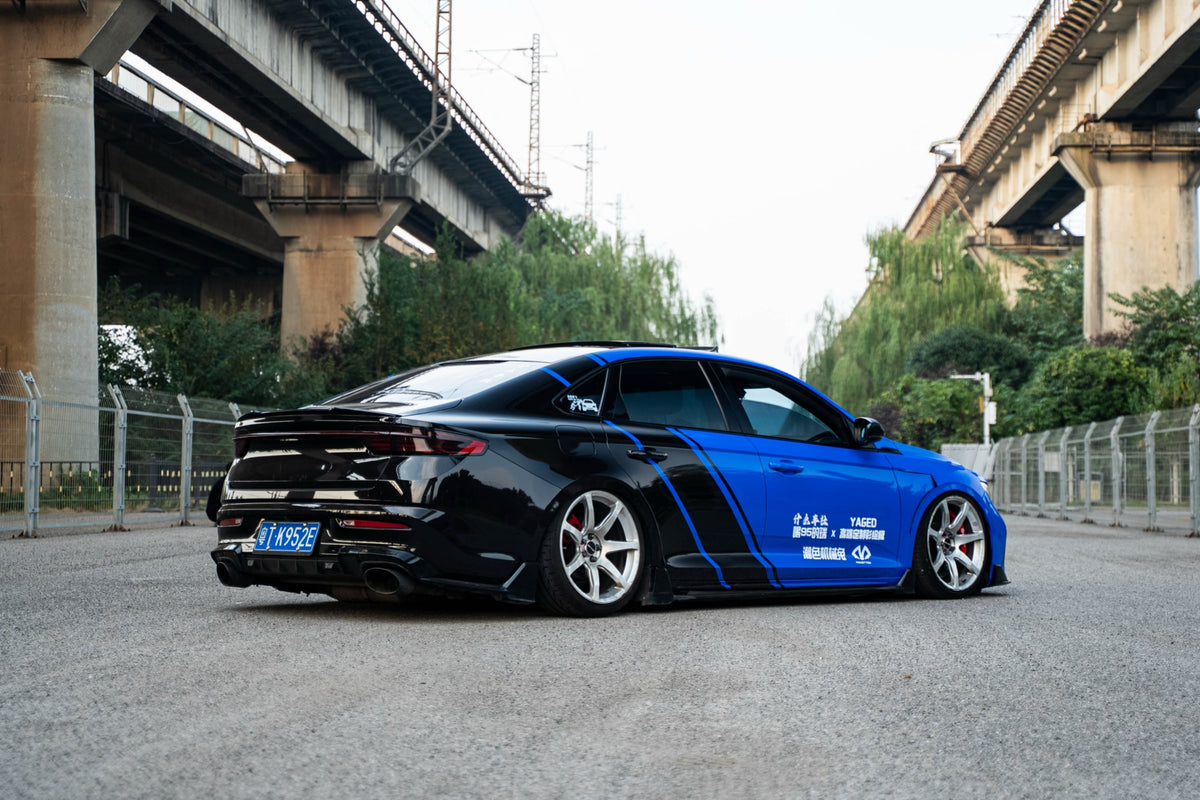 Geely Preface fitted with Makstton FG MR7 front wheels and FG MR7 rear wheels installation view 1
