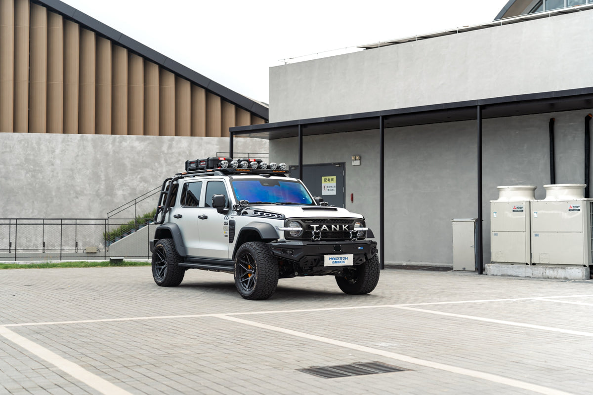 GWM TANK 300 (2026) fitted with Makstton N40° FK07RK TC wheels, installation view 2