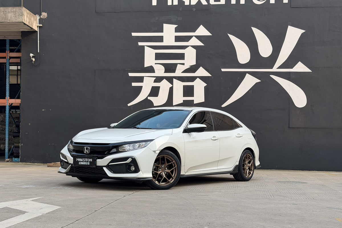 Honda CIVIC 10TH GEN fitted with Makstton FF FK07 wheels, installation view 6