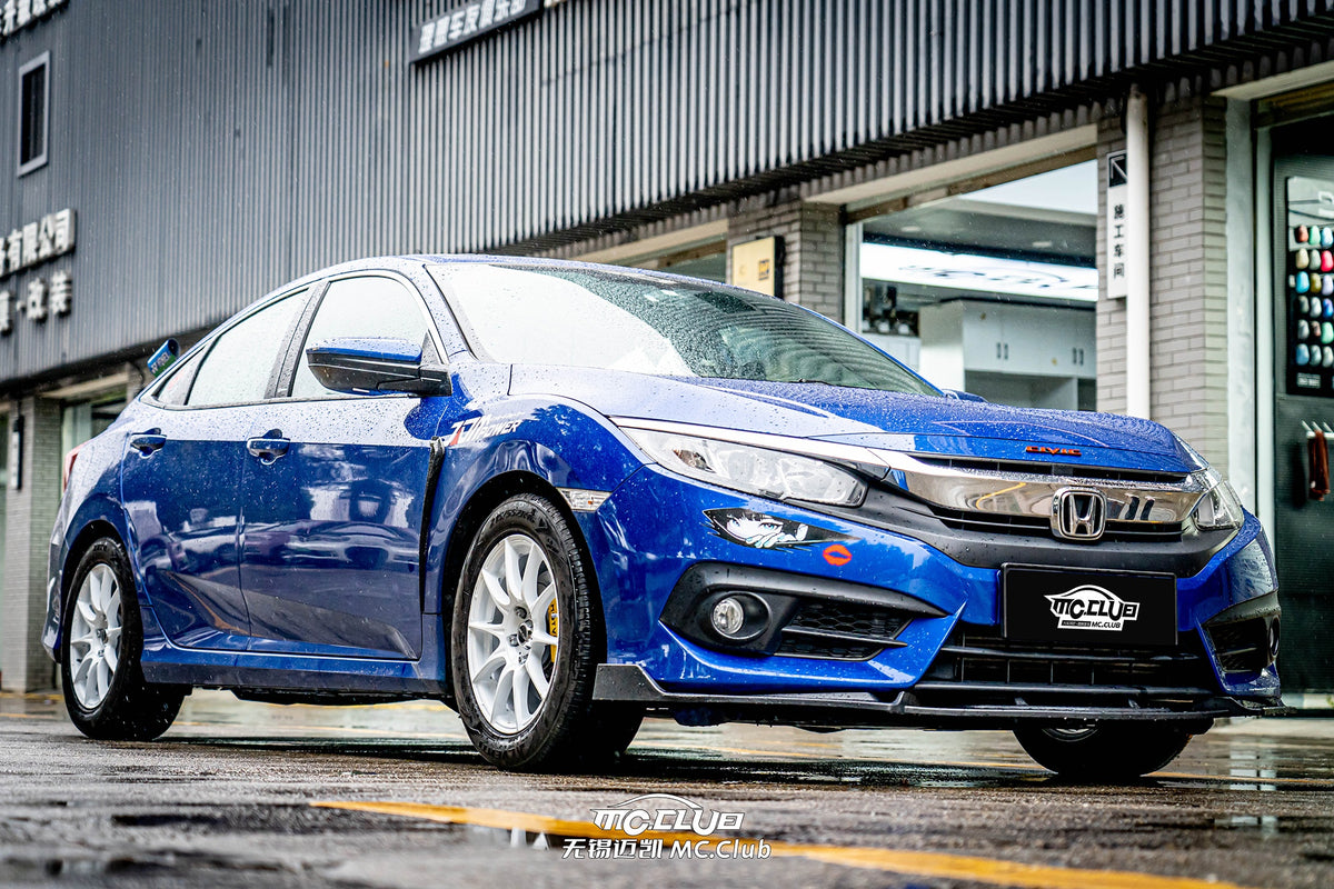 Honda CIVIC 10TH GEN fitted with Makstton FF FK75S wheels, installation view 2