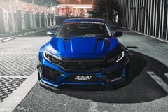Honda CIVIC 10TH GEN fitted with Makstton GOT 201 wheels, installation view 2