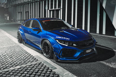 Honda CIVIC 10TH GEN fitted with Makstton GOT 201 wheels, installation view 4