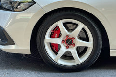 Honda Civic (11th) fitted with Makstton FF MR6 front wheels and FF MR7 rear wheels, installation view 3