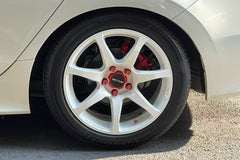 Honda Civic (11th) fitted with Makstton FF MR6 front wheels and FF MR7 rear wheels, installation view 4