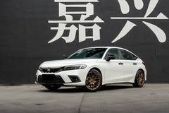 Honda CIVIC 11TH GEN fitted with Makstton MST CK70 wheels, installation view 1