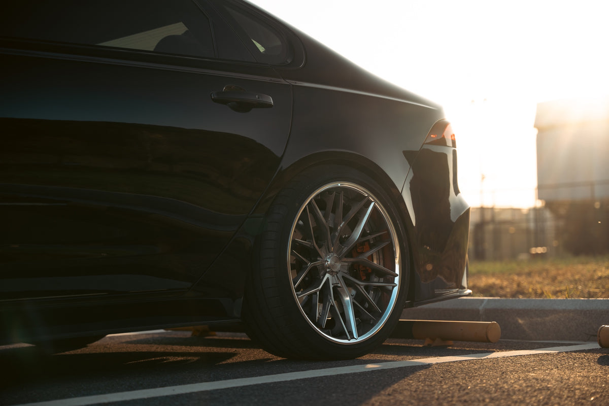 Jaguar XFL fitted with Makstton FG ZY02 wheels, installation view 5