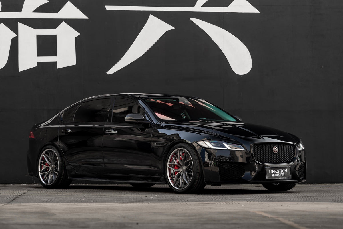 Jaguar XFL fitted with Makstton FG ZY02 wheels, installation view 2