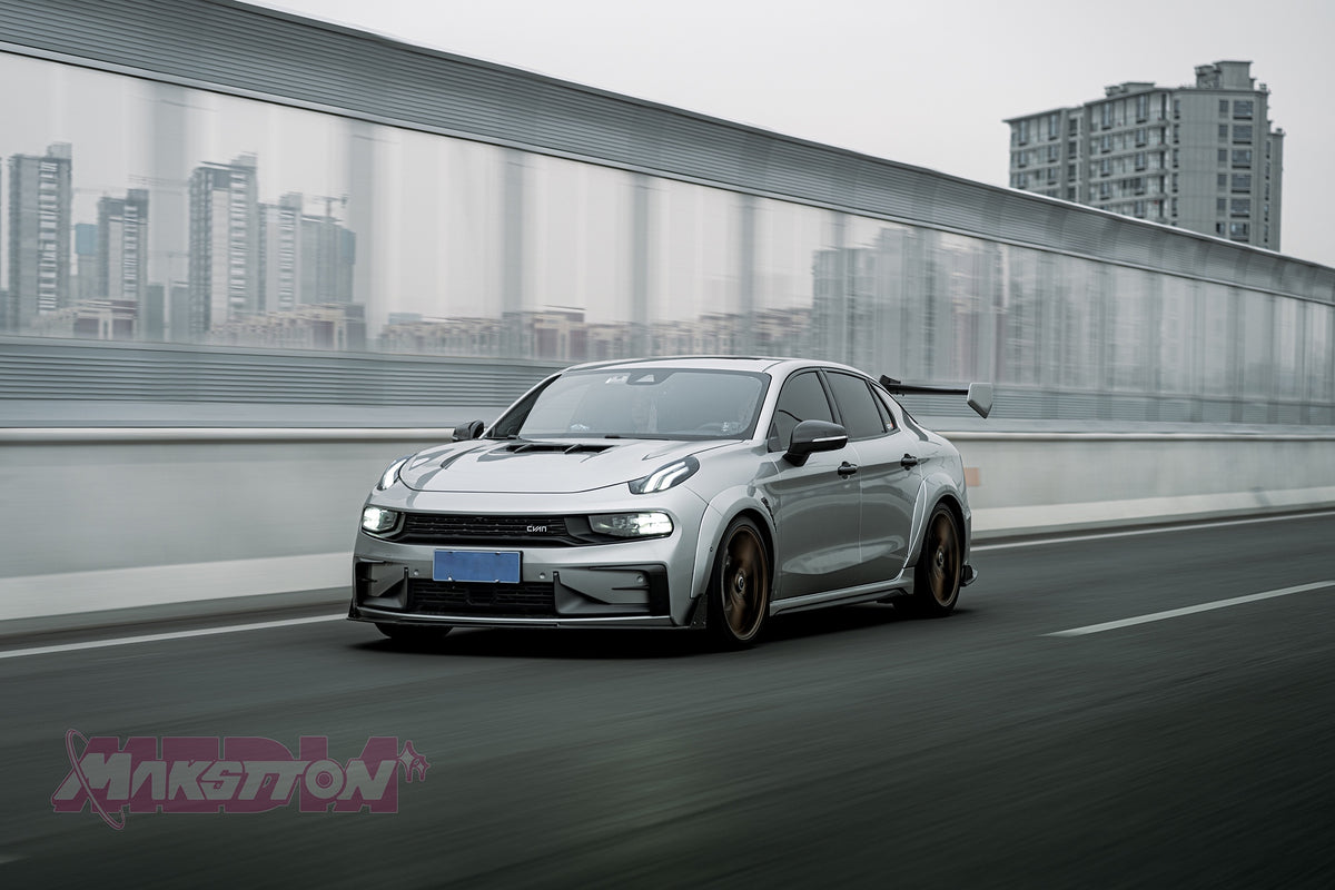 Lynk & Co 03 fitted with Makstton FF 011 wheels, installation view 5