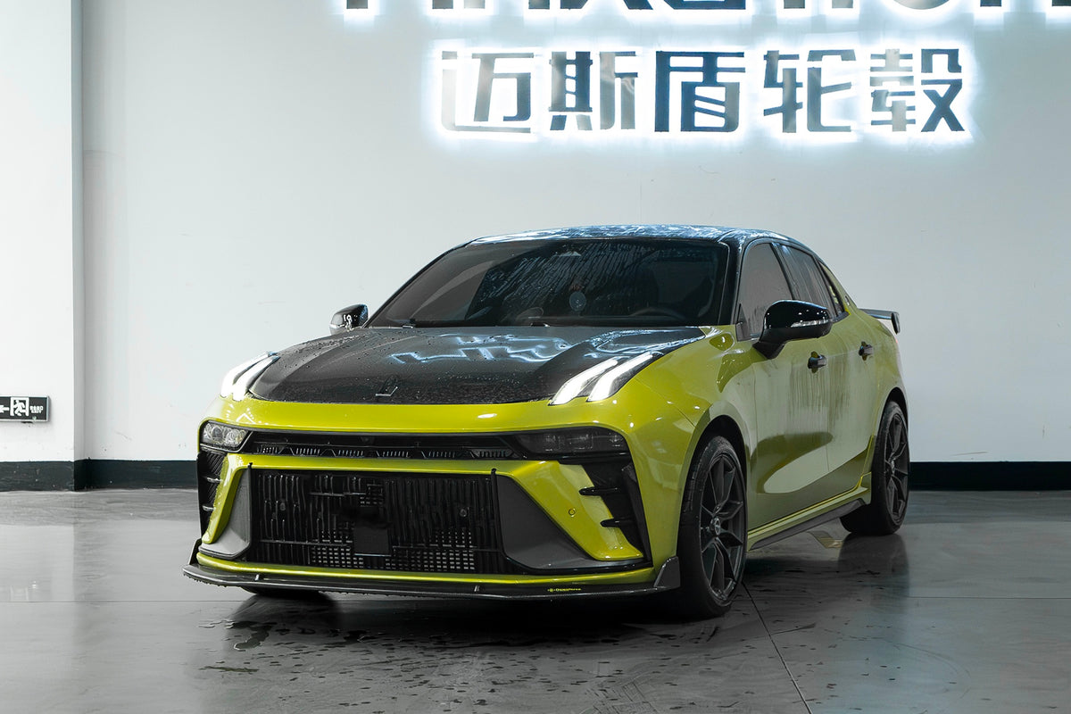Lynk & Co 03 fitted with Makstton FF 011 wheels, installation view 4