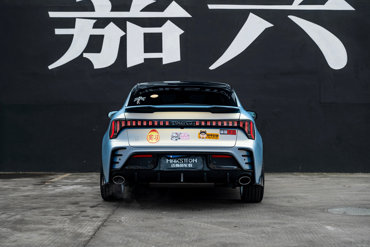 Lynk & Co 03 fitted with Makstton FF FK07 wheels, installation view 5