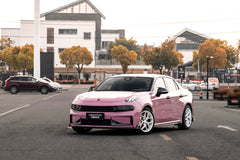 Lynk & Co 03 fitted with Makstton FF FK07 wheels, installation view 2