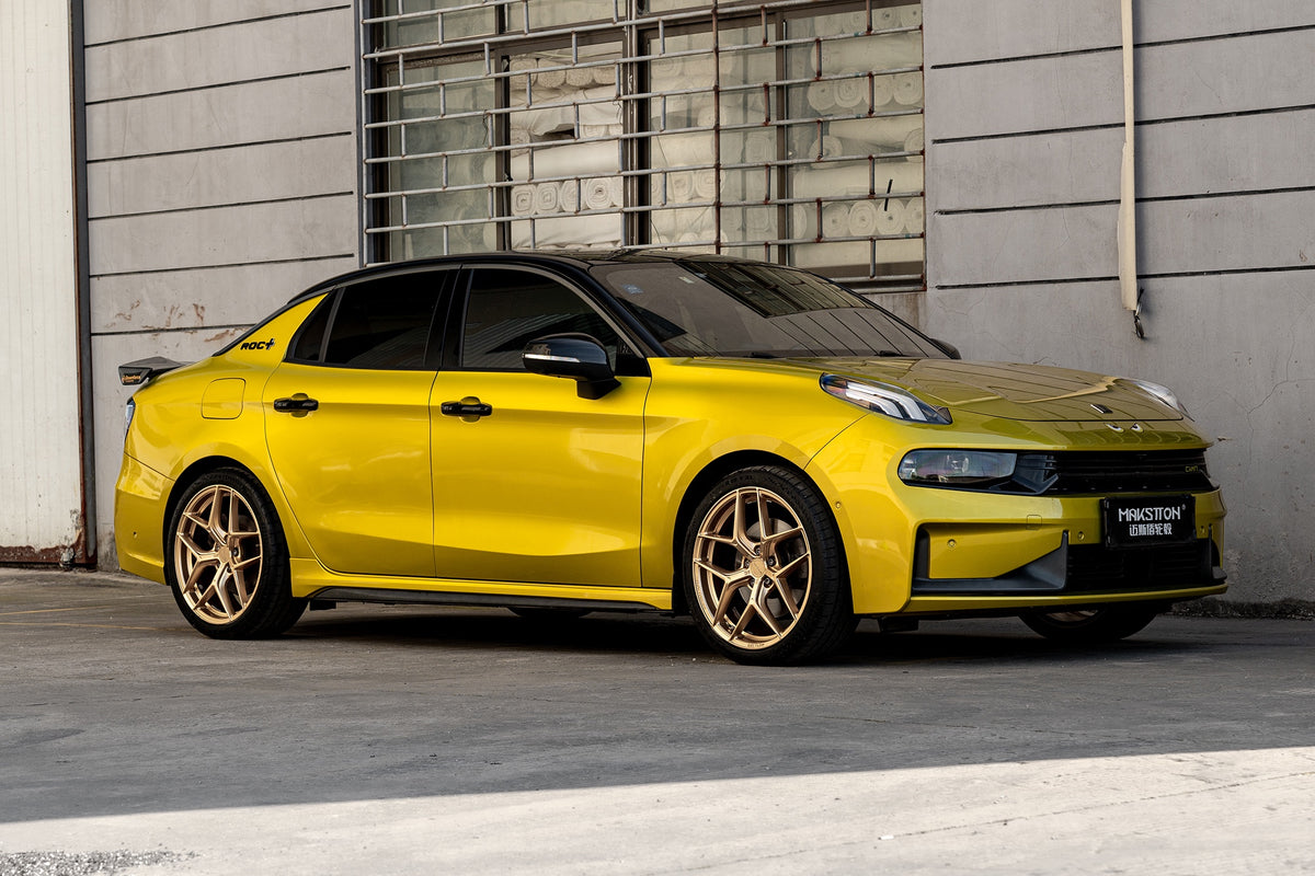 Lynk & Co 03 fitted with Makstton FF FK07 wheels, installation view 5