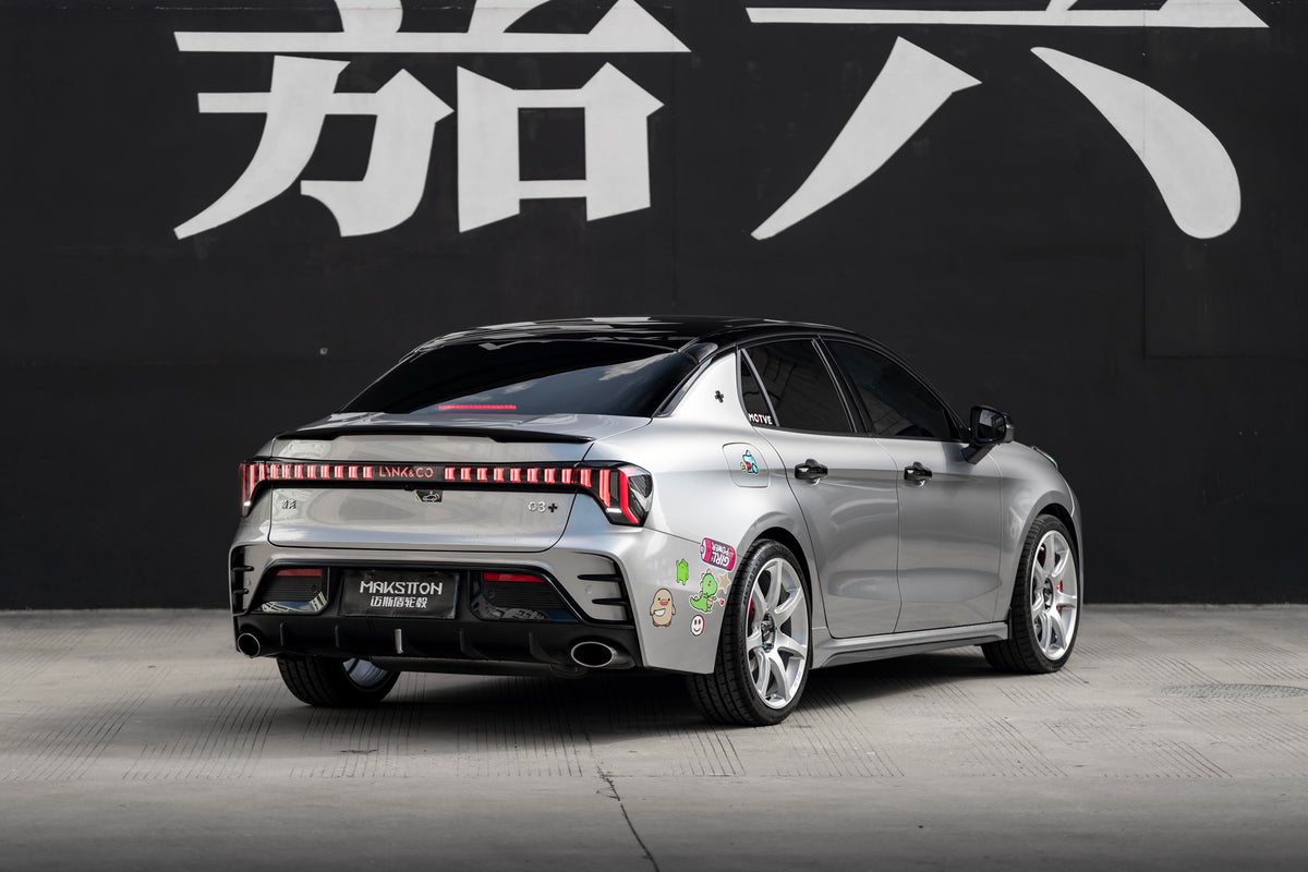 Lynk & Co 03 fitted with Makstton FF MR7 wheels, installation view 3
