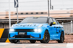 Lynk & Co 03 fitted with Makstton FG CK70 wheels, installation view 4