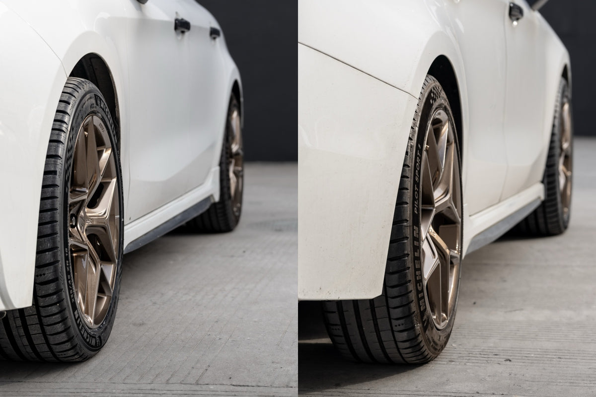 Lynk & Co 03 fitted with Makstton FG FK07RL wheels, installation view 7