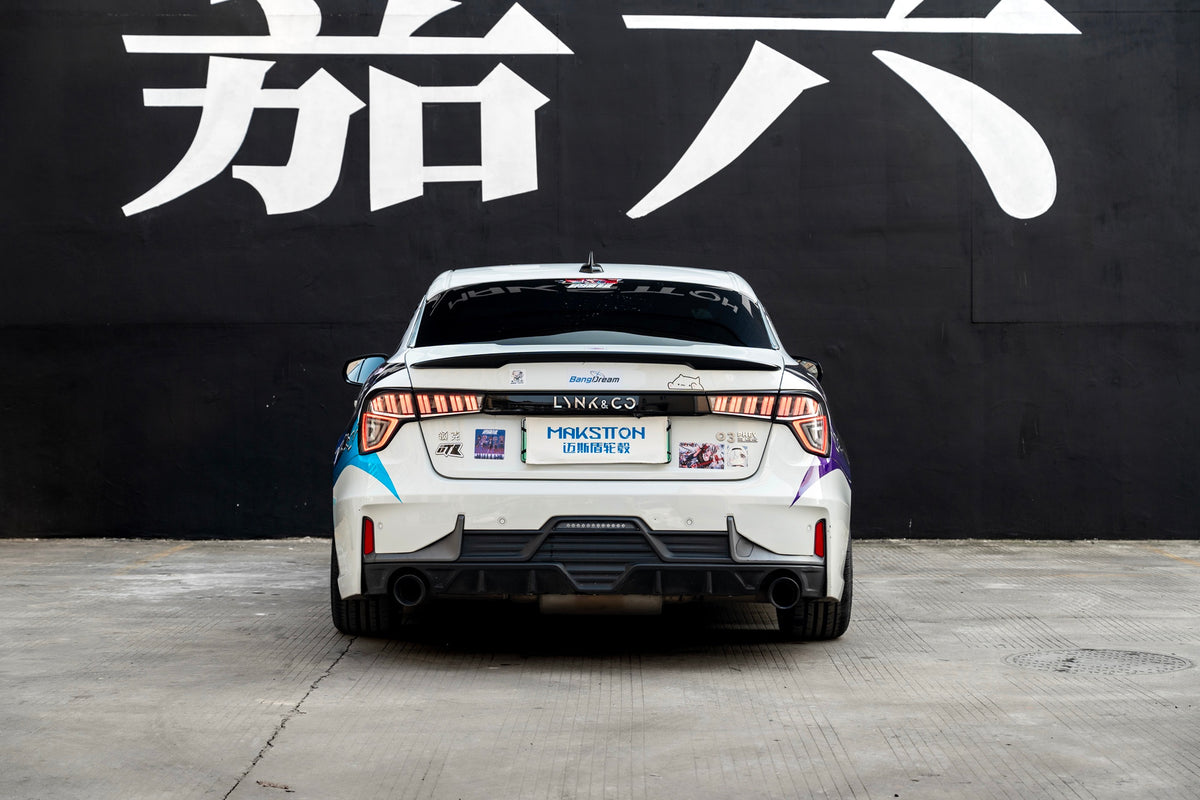 Lynk & Co 03 fitted with Makstton GOT 202 wheels, installation view 5