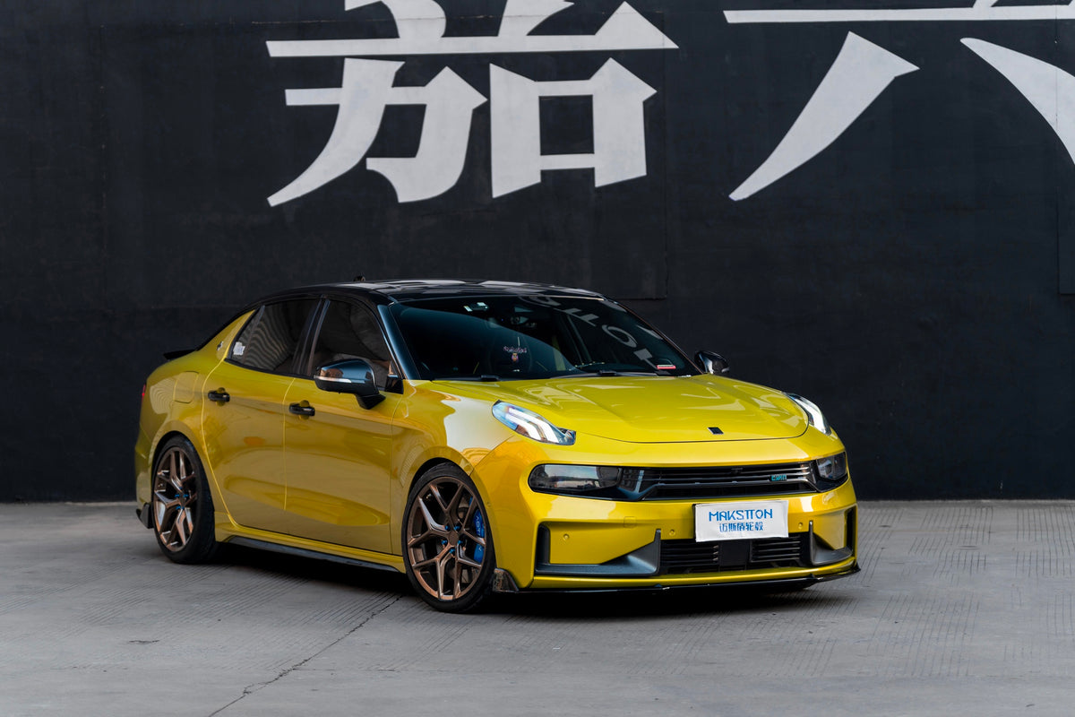 Lynk & Co 03+ fitted with Makstton FG FK07RL wheels, installation view 2