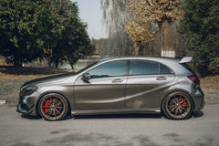 Mercedes-Benz A45 AMG fitted with Makstton FF 011 wheels, installation view 1