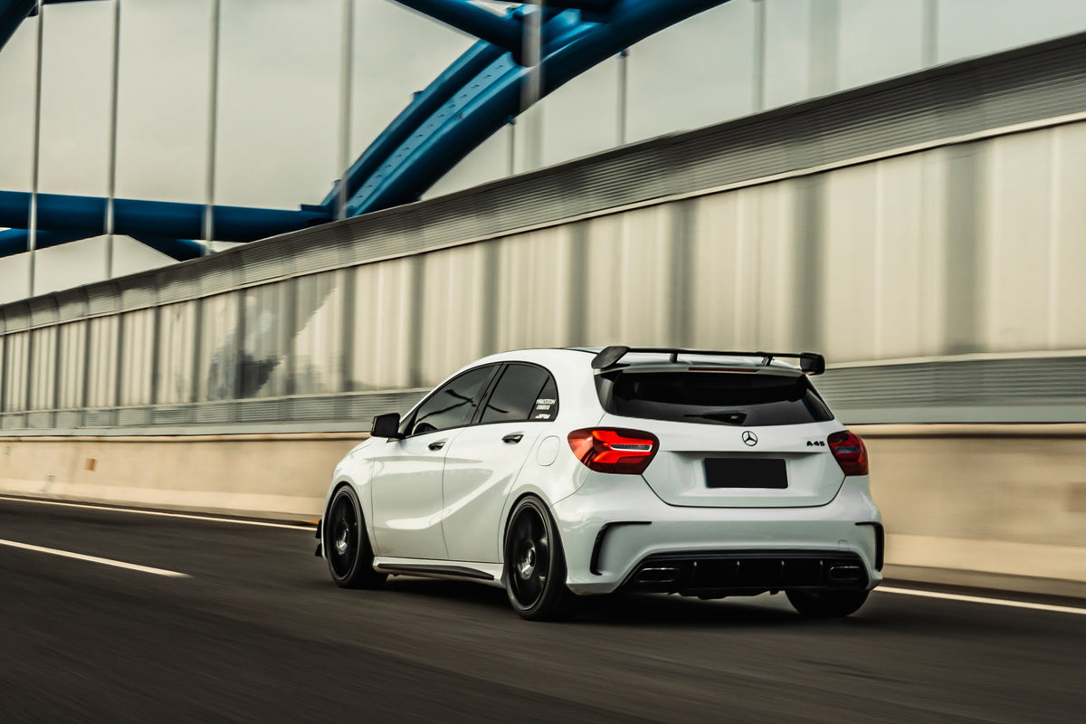 Mercedes-Benz A45 AMG fitted with Makstton FF CK70CE wheels, installation view 5
