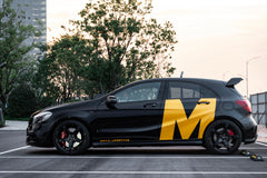 Mercedes-Benz A45 AMG fitted with Makstton FG MR5 wheels, installation view 1