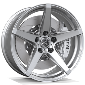 Makstton MST 716 low-pressure cast wheel in hyper silver finish