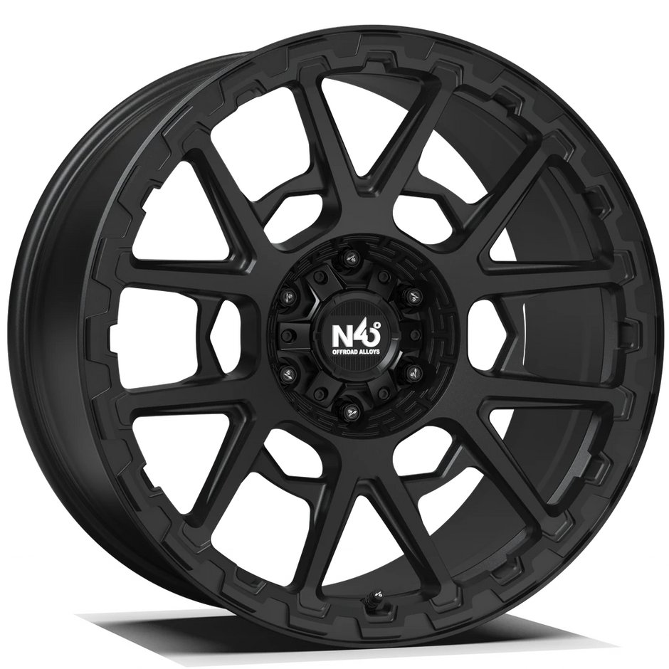 Makstton N40° FG CK11X custom-forged off-road wheel with the Standard Finish in black