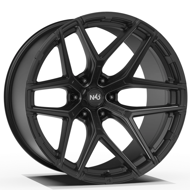 Makstton N40° FK07RK TC flow-formed off-road wheel in matte black finish