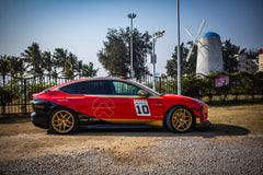 NIO ET5 fitted with Makstton FF FK07 wheels, installation view 1