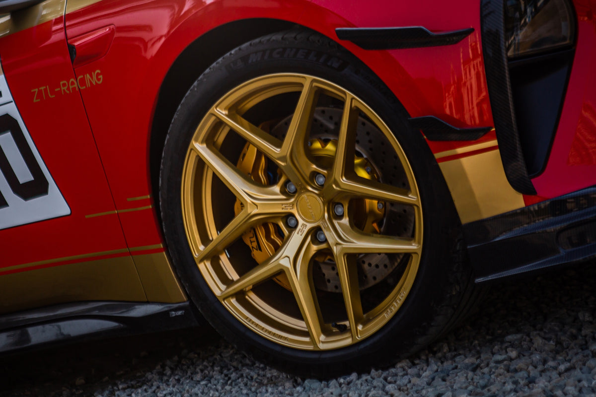 NIO ET5 fitted with Makstton FF FK07 wheels, installation view 6