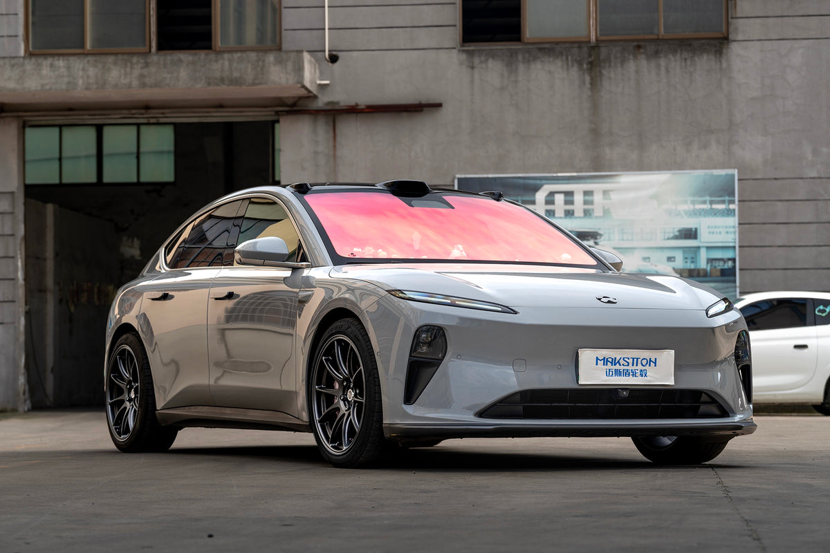NIO ET5 fitted with Makstton FG 007 wheels, installation view 5