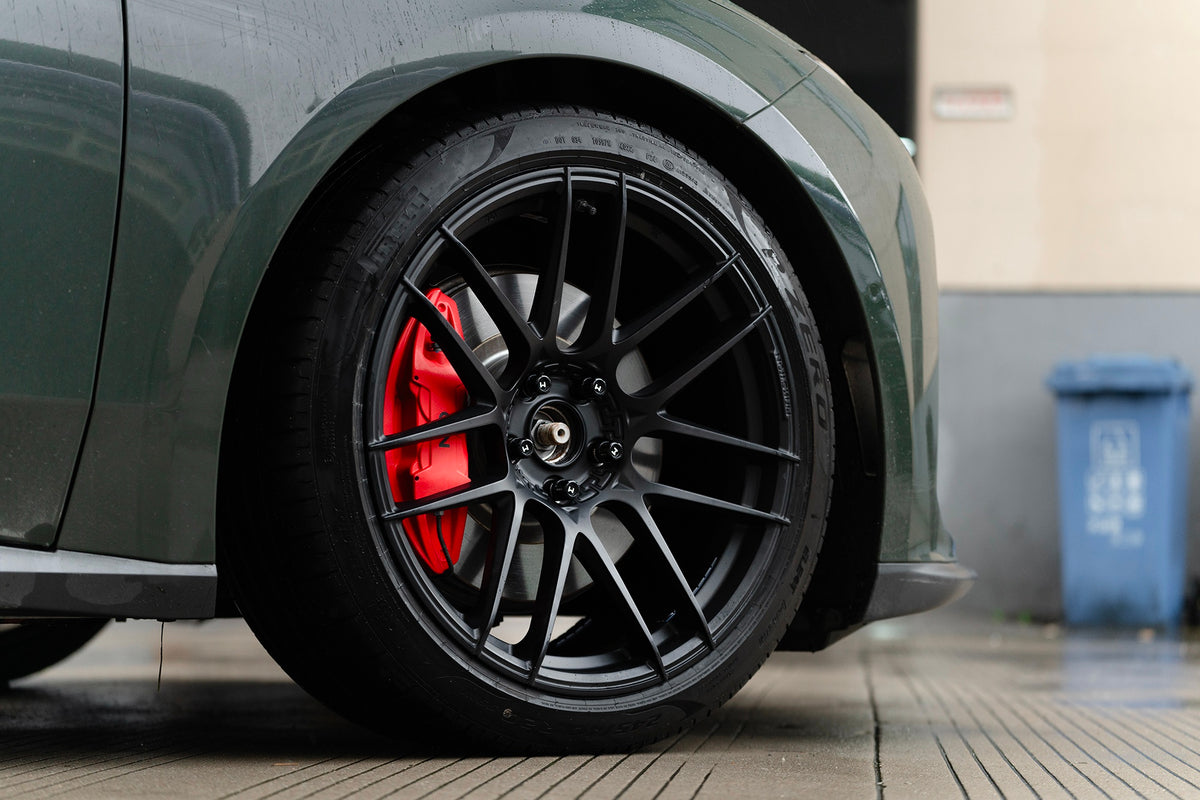 NIO ET5 fitted with Makstton FG CK70 wheels, installation view 6