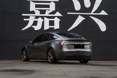 Tesla MODEL 3 fitted with Makstton FF FK07 wheels, installation view 3