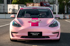 Tesla MODEL 3 fitted with Makstton FF FK07 wheels, installation view 3