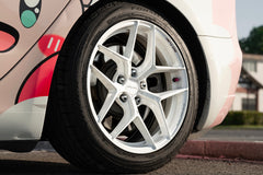 Tesla MODEL 3 fitted with Makstton FF FK07 wheels, installation view 5