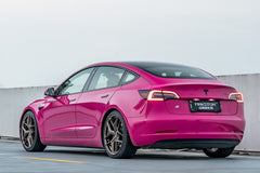 Tesla MODEL 3 fitted with Makstton FF FK07 wheels, installation view 3