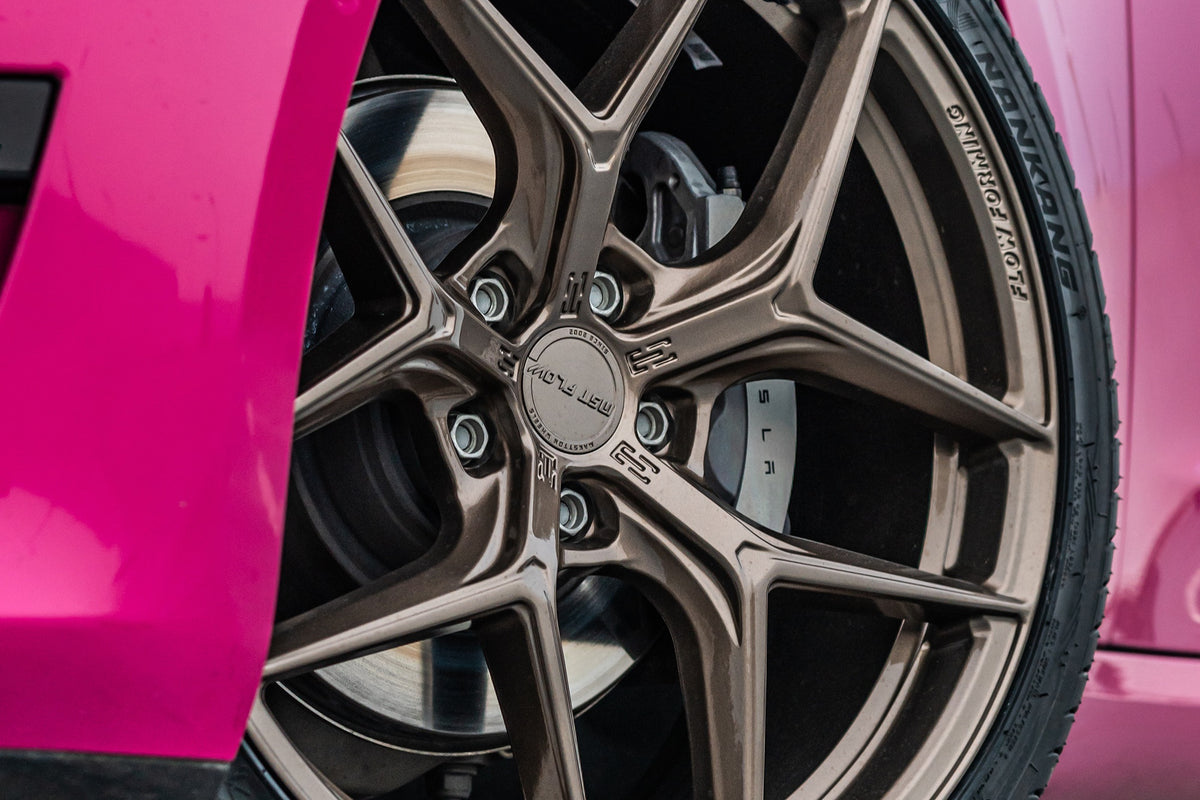 Tesla MODEL 3 fitted with Makstton FF FK07 wheels, installation view 4