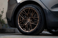 Tesla MODEL 3 fitted with Makstton FF FK08 wheels, installation view 6