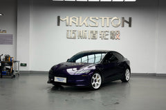 Tesla MODEL 3 fitted with Makstton FF MR6 wheels, installation view 2