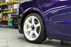 Tesla MODEL 3 fitted with Makstton FF MR6 wheels, installation view 4