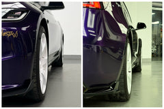Tesla MODEL 3 fitted with Makstton FF MR6 wheels, installation view 7