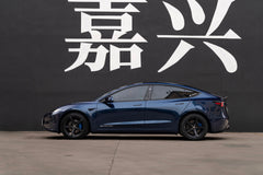 Tesla MODEL 3 fitted with Makstton MST 716 wheels, installation view 1