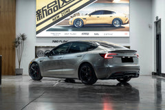 Tesla MODEL 3 fitted with Makstton MST 716 wheels, installation view 3