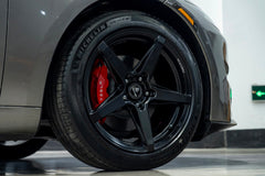 Tesla MODEL 3 fitted with Makstton MST 716 wheels, installation view 6