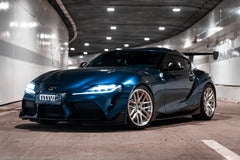 Toyota SUPRA fitted with Makstton FG CK70 wheels, installation view 1