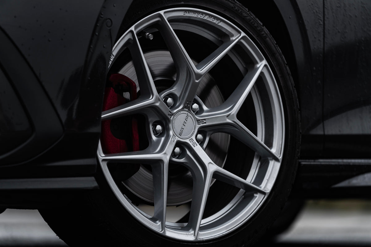 Volkswagen GOLF GTI 8TH GEN fitted with Makstton FF FK07 wheels, installation view 6