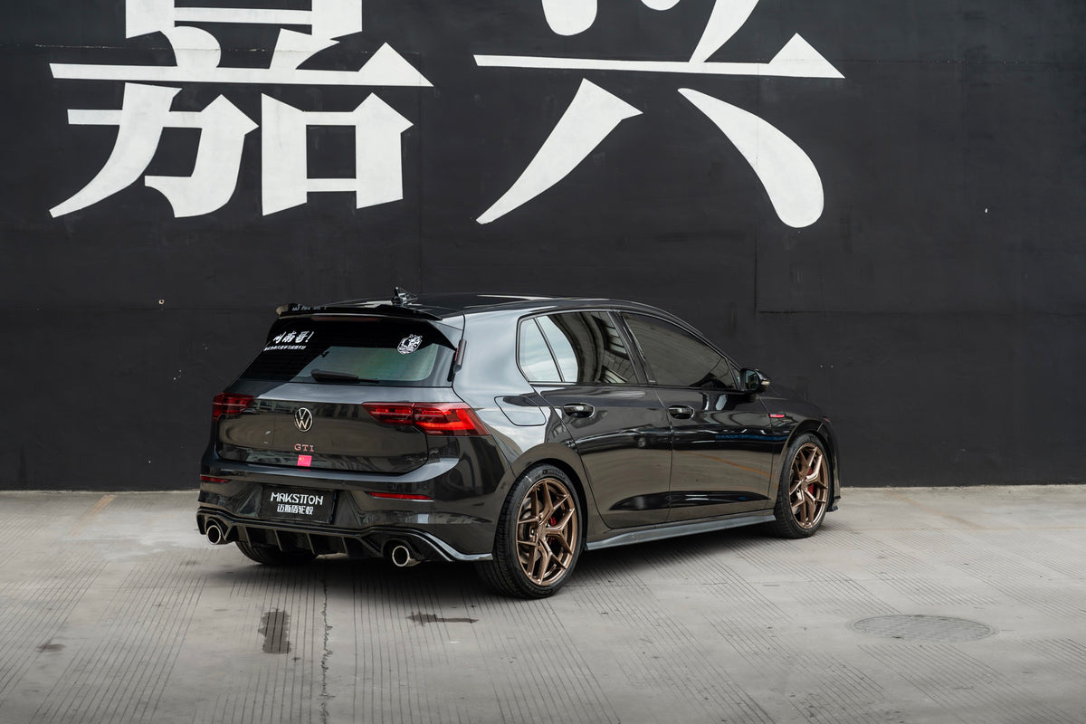 Volkswagen GOLF GTI 8TH GEN fitted with Makstton FF FK07 wheels, installation view 3