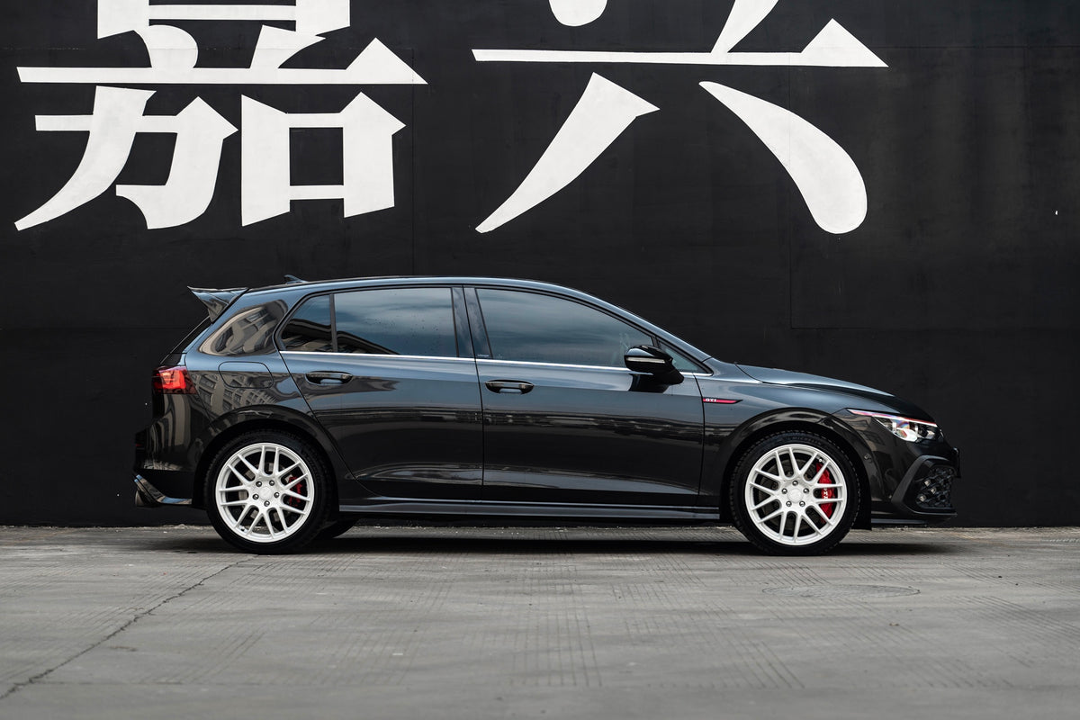 Volkswagen GOLF GTI 8TH GEN fitted with Makstton MST CK70 wheels, installation view 1