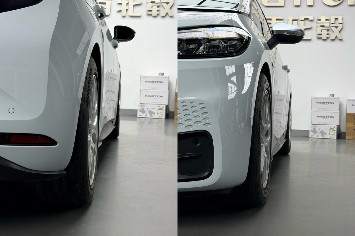 Volkswagen ID.3 fitted with Makstton FF CK70 wheels installation view 6