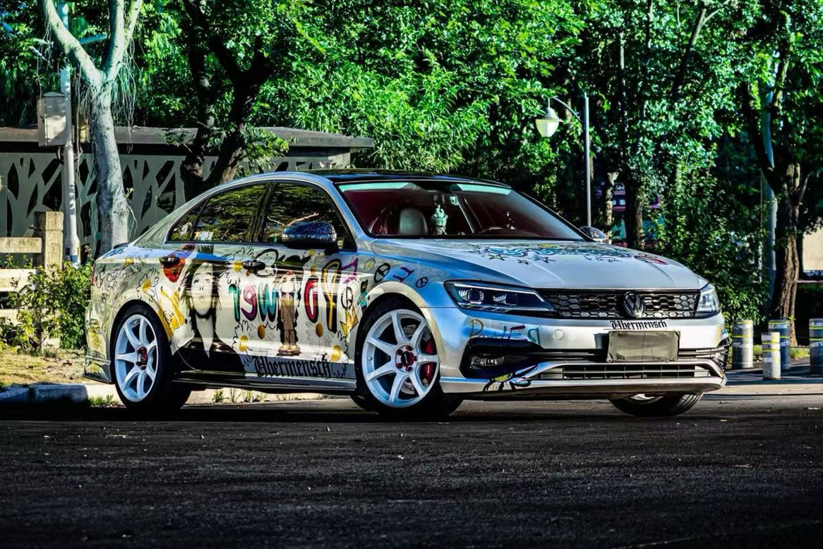 Volkswagen Lamando fitted with Makstton FF MR7 wheels, installation view 2