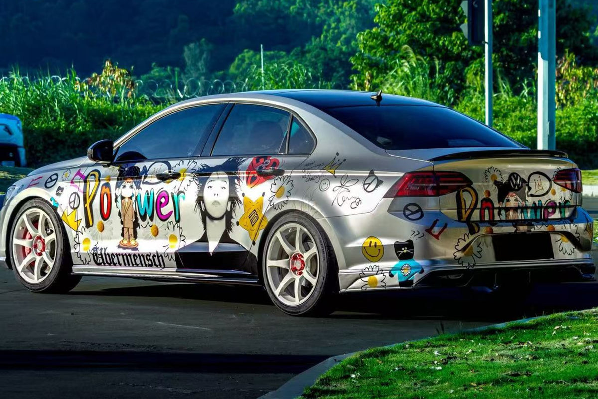 Volkswagen Lamando fitted with Makstton FF MR7 wheels, installation view 5